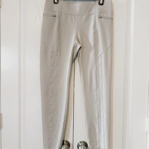 INC International Concepts Woman’s Trousers Size 8 Beige Color Side Zipper